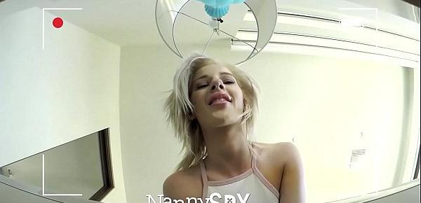  NannySpy Thief nanny fucked after caught stealing a dildo Bella Rose